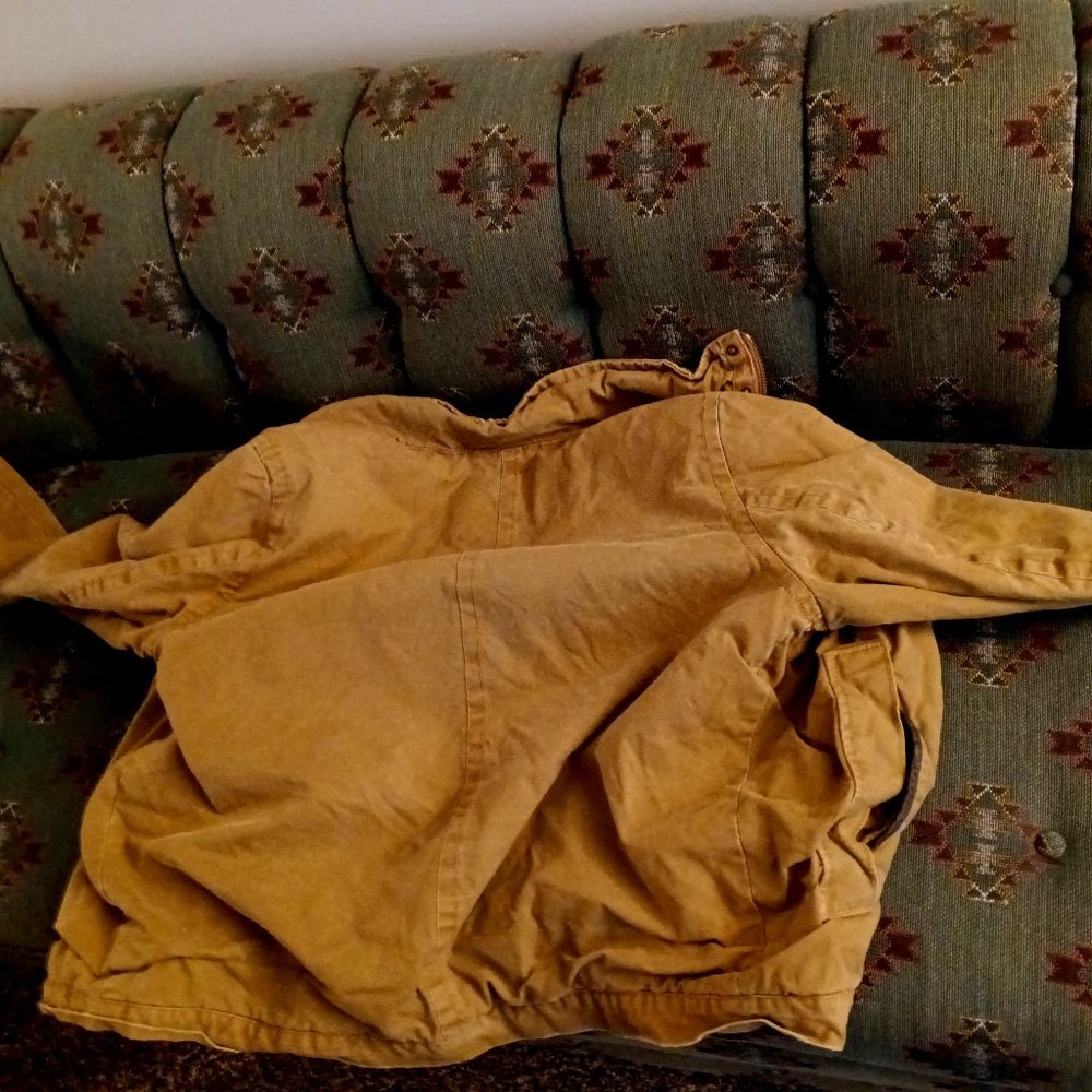 american eagle tan winter coat - size L